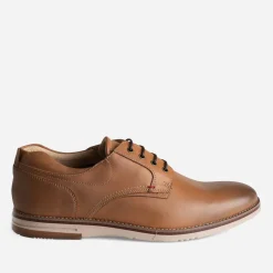 Derby confort cognac éco-conçu en cuir