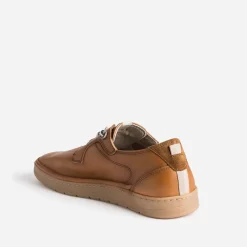 Derby confort FLUCHOS cognac en cuir