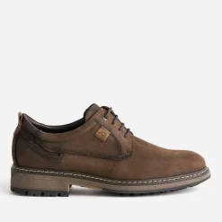 Derby confort FLUCHOS marron en cuir nubuck