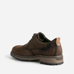 Derby confort FLUCHOS marron en cuir nubuck