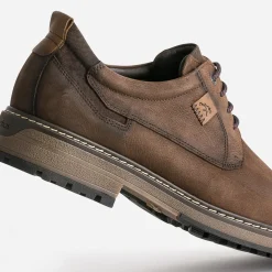 Derby confort FLUCHOS marron en cuir nubuck