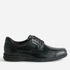 Derby confort FLUCHOS noir en cuir