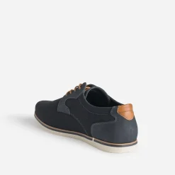 Derby confort marine en toile