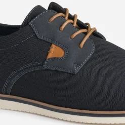 Derby confort marine en toile