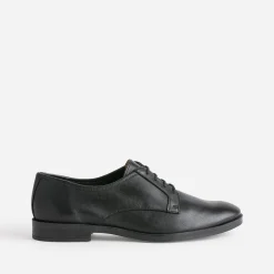Derby ERAM FLEX noir en cuir