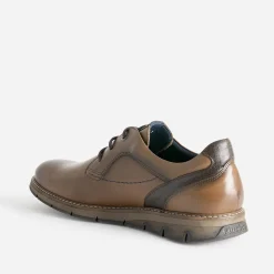 Derby FLUCHOS camel en cuir