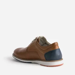 Derby FLUCHOS cognac en cuir