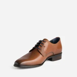 Derby FLUCHOS cognac en cuir