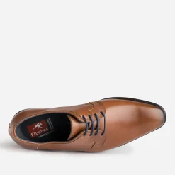Derby FLUCHOS cognac en cuir
