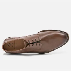 Derby marron éco-conçu en cuir