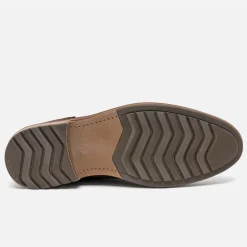 Derby marron en cuir velours éco-conçu