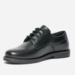 Derby noir éco-conçu en cuir