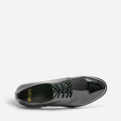 Derby noir éco-conçu verni