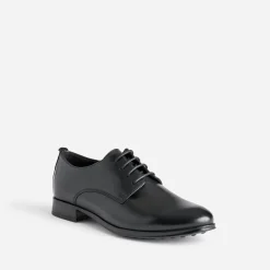 Derby noir en cuir