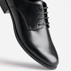Derby noir en cuir