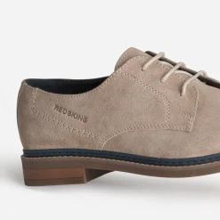 Derby REDSKINS taupe cuir velours