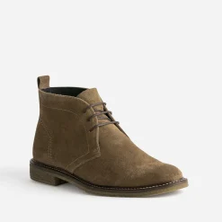 Desert Boots camel en cuir velours