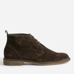 Desert Boots marron en cuir velours
