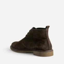 Desert Boots marron en cuir velours
