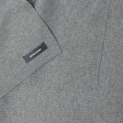 Echarpe JACK & JONES grise en tricot