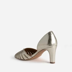 Escarpin or open-toe talon à gorge