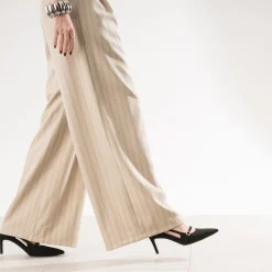 Escarpin slingback TEXTO noir suédé