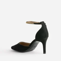 Escarpin TEXTO noir à bride-bijou cheville