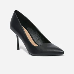 Escarpin TEXTO noir avec découpe biais