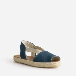 Espadrille bleue toile éco-conçu