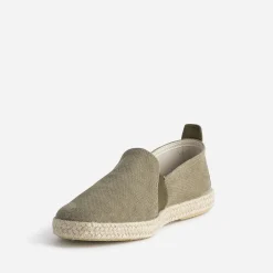 Espadrille kaki toile éco-conçue