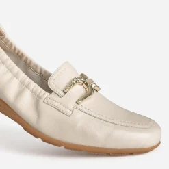 Mocassin CAPRICE beige clair cuir