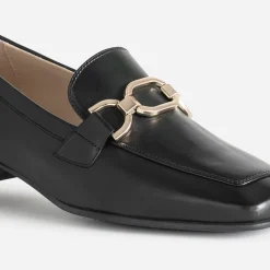 Mocassin CAPRICE noir en cuir