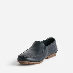 Mocassin FLUCHOS marine en cuir