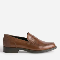 Mocassin marron foncé cuir