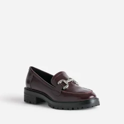 Mocassin TEXTO bordeaux à maxi mors