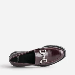 Mocassin TEXTO bordeaux à maxi mors