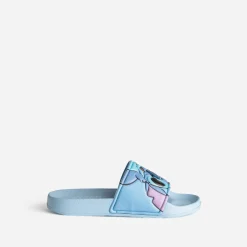 Mule LILO & STITCH bleue embossée