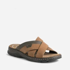 Mule TBS marron en cuir