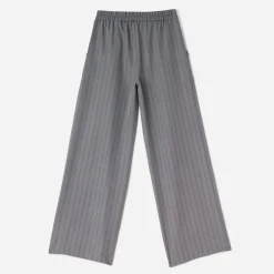 Pantalon de tailleur TEXTO gris rayures tennis