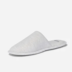 Pantoufle femme blanche