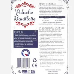 Peluche-bouillotte licorne blanche