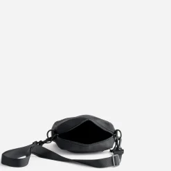 Pochette noire à bandoulière