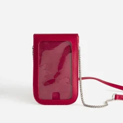 Pochette-téléphone tactile TEXTO rouge