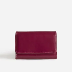 Portefeuille rouge foncé