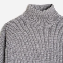 Pull TEXTO gris oversize