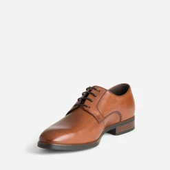 Richelieu cognac cuir