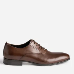 Richelieu marron en cuir
