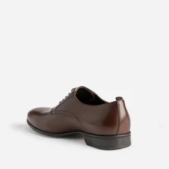 Richelieu marron en cuir