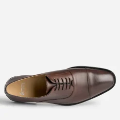 Richelieu marron foncé cuir Cousu Blake