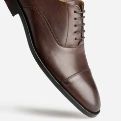 Richelieu marron foncé cuir Cousu Blake